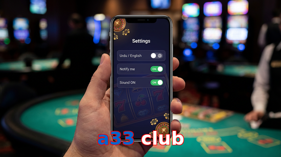 Game list for A33 Club app section