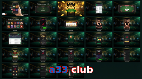 Main screen of A33 Club bet page for PK players